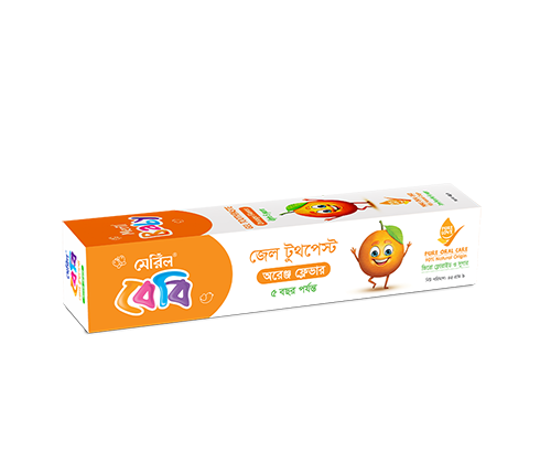 Meril Baby Gel Toothpaste (Orange)